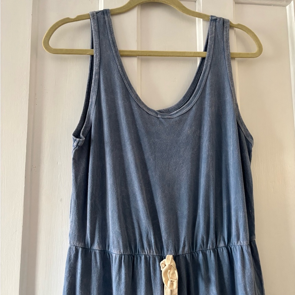 Blue Sleeveless JumpSuit